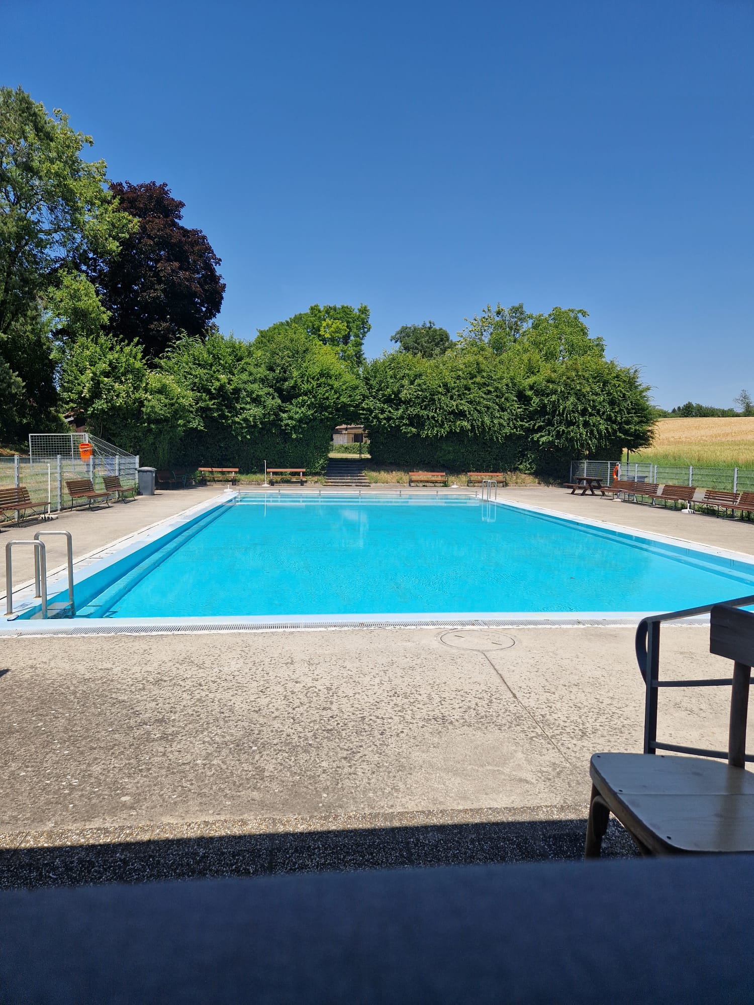 Der Teich beim Sautrogrennen